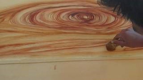 Cách sơn giả vân gỗ